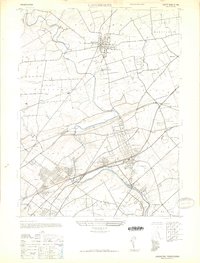 Langhorne 1944 topographic map thumbnail