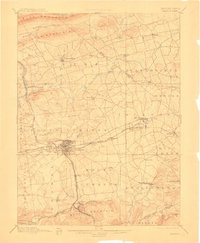 Lebanon 1899 topographic map thumbnail