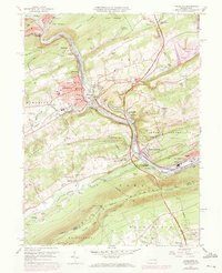 Lehighton 1960 topographic map thumbnail