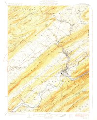 Lewistown 1927 topographic map thumbnail