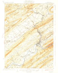 Lewistown 1927 topographic map thumbnail