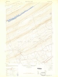 Manada Gap 1947 topographic map thumbnail