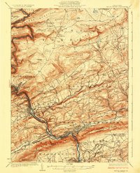 Mauch Chunk 1924 topographic map thumbnail