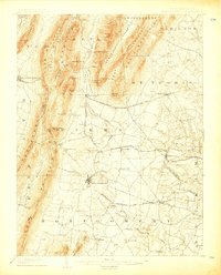 Mercersburg 1900 topographic map thumbnail