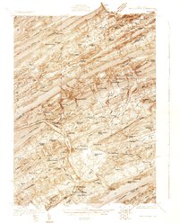 Mifflintown 1925 topographic map thumbnail