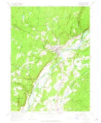 Milford 1958 topographic map thumbnail