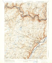 Milford 1915 topographic map thumbnail