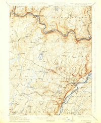 Milford 1915 topographic map thumbnail