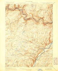 Milford 1915 topographic map thumbnail