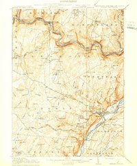 Milford 1915 topographic map thumbnail