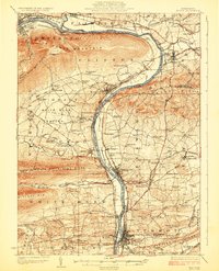 Milton 1924 topographic map preview