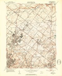 Hatboro 1952 topographic map thumbnail