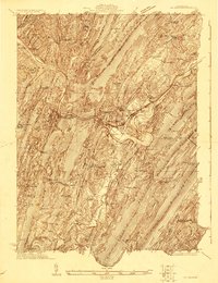 Mt Union 1922 topographic map thumbnail