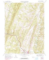 Needmore 1967 topographic map preview