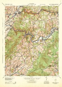 New Florence 1944 topographic map thumbnail