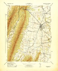 Mercersburg 1944 topographic map thumbnail