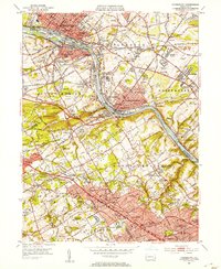 Norristown 1952 topographic map thumbnail