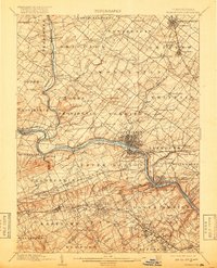 Norristown 1895 topographic map thumbnail