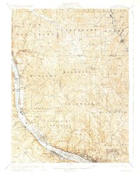 Sewickley 1908 topographic map thumbnail