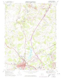 Somerset 1967 topographic map thumbnail