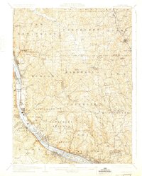 Sewickley 1908 topographic map thumbnail