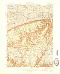 Powell 1945 topographic map thumbnail