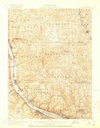 Sewickley 1908 topographic map thumbnail