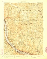 Sewickley 1908 topographic map thumbnail