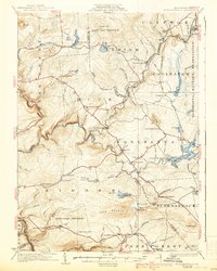 Stoddartsville 1924 topographic map thumbnail
