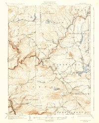 Stoddartsville 1924 topographic map thumbnail