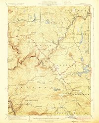 Stoddartsville 1924 topographic map thumbnail