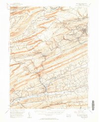 Pine Grove 1955 topographic map thumbnail