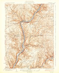 Tidioute 1930 topographic map thumbnail