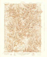 Tidioute 1927 topographic map thumbnail