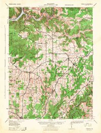 Tionesta 1946 topographic map thumbnail