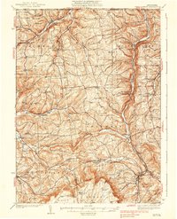 Troy 1938 topographic map thumbnail