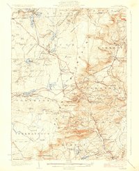 Pocono 1923 topographic map thumbnail
