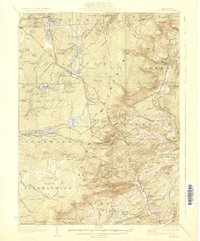 Pocono 1923 topographic map thumbnail