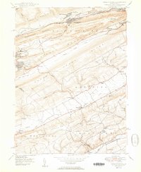 Nesquehoning 1950 topographic map thumbnail