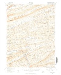 Millerstown 1955 topographic map thumbnail