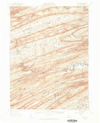 Millheim 1957 topographic map thumbnail