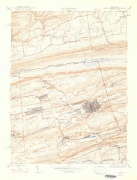 Mt. Carmel 1947 topographic map thumbnail
