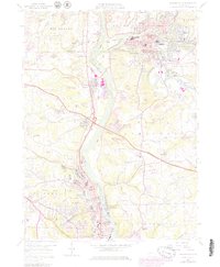 Beaver Falls 1957 topographic map thumbnail