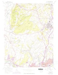 Boyertown 1957 topographic map thumbnail