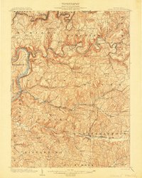 Rural Valley 1903 topographic map thumbnail