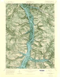 Cornplanter Run 1966 topographic map preview