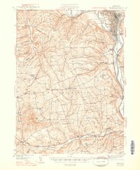 Sayre 1948 topographic map preview