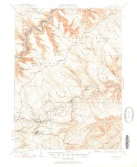 Snow Shoe 1928 topographic map thumbnail
