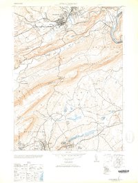 Stroudsburg 1953 topographic map thumbnail