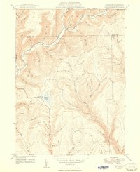 Tamarack 1948 topographic map thumbnail